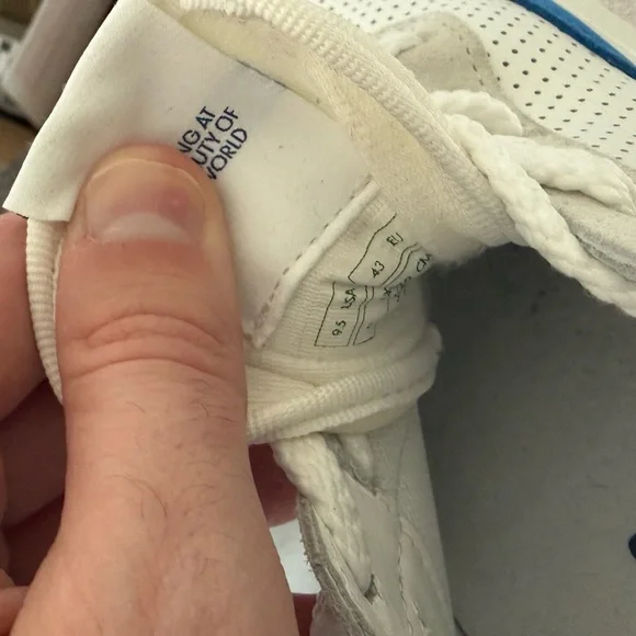 Casablanca Atlantis White Blue Sneakers - Picture 8 of 15